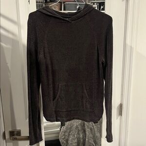 Barefoot Dreams CozyChic Ultra Lite Sweater in Charcoal